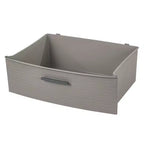 Cassettiera alta a 3 cassetti, grigio scuro, cassetti in plastica portatili, nessun assemblaggio richiesto