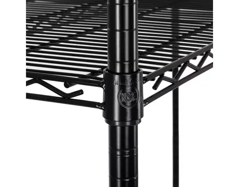 Scaffalatura in filo di acciaio Seville Classics UltraDurable a 4 ripiani, 60 x 24