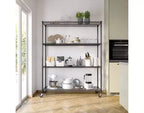 Scaffalatura in filo di acciaio Seville Classics UltraDurable a 4 ripiani, 60 x 24