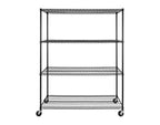 Scaffalatura in filo di acciaio Seville Classics UltraDurable a 4 ripiani, 60 x 24