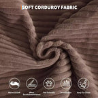 Divano Letto Convertibile 78,8'' con Cuscini, Divano da Terra 5-in-1 in Velluto a Coste, Divano Letto Pieghevole con Struttura Fissa, Nessun Montaggio