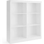 Organizzatore da Libreria a 6 Cubi, Libreria Alta 135 cm, Organizzatore Moderno Autoportante per Soggiorno, Camera da Letto, Ufficio