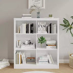 Organizzatore da Libreria a 6 Cubi, Libreria Alta 135 cm, Organizzatore Moderno Autoportante per Soggiorno, Camera da Letto, Ufficio