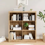 Organizzatore da Libreria a 6 Cubi, Libreria Alta 135 cm, Organizzatore Moderno Autoportante per Soggiorno, Camera da Letto, Ufficio