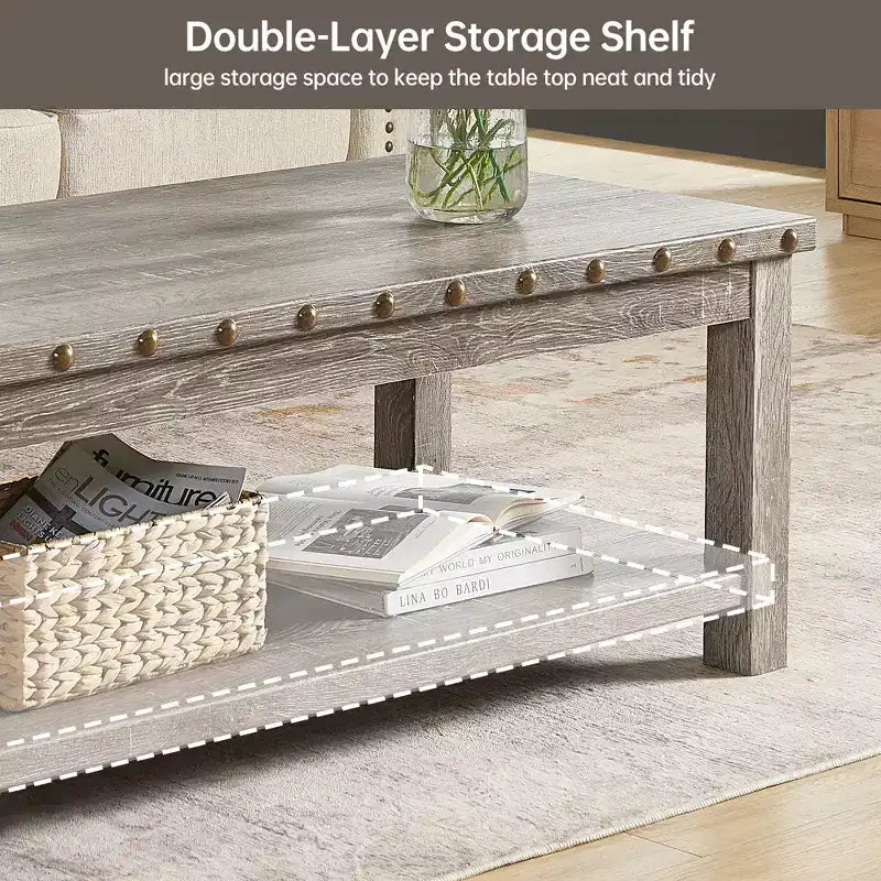 Tavolino da divano beige, consolle da 120 cm con ripiano portaoggetti, tavolino da caffè moderno in MDF per soggiorno, ingresso, corridoio