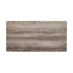 Tavolino da divano beige, consolle da 120 cm con ripiano portaoggetti, tavolino da caffè moderno in MDF per soggiorno, ingresso, corridoio