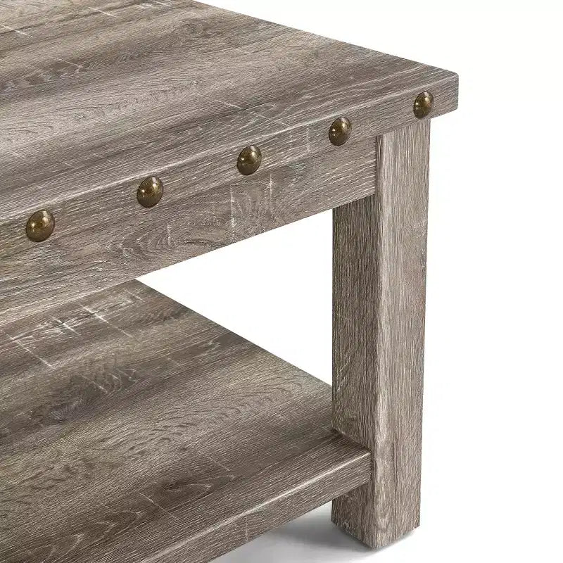 Tavolino da divano beige, consolle da 120 cm con ripiano portaoggetti, tavolino da caffè moderno in MDF per soggiorno, ingresso, corridoio