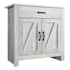 Credenza, Mobile Contenitore da Cucina con Cassetti, Anta, Ripiani Regolabili, Armadio Moderno ad Alta Capacità per Soggiorno, Cucina, Casa
